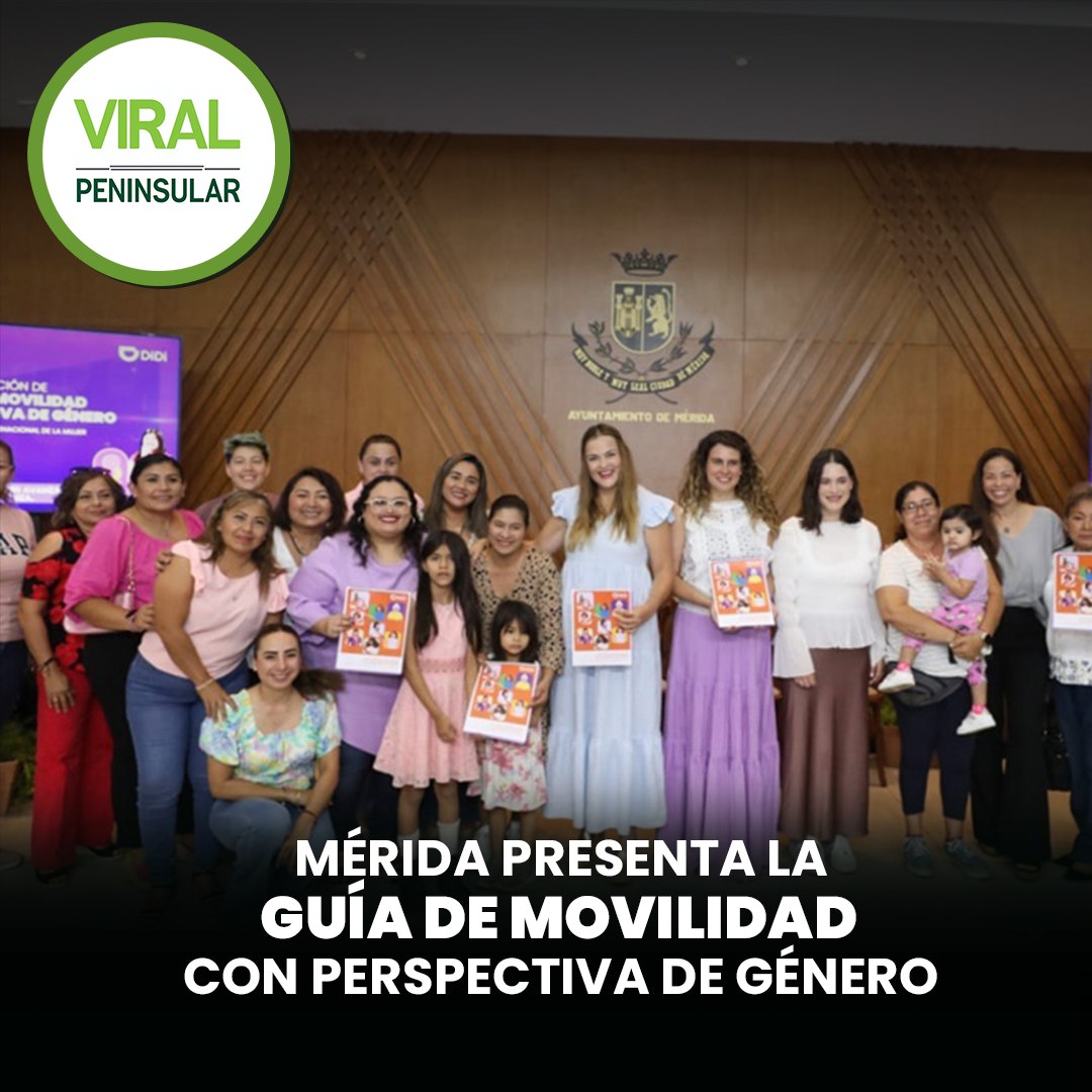 Mérida presenta la Guía de Movilidad con Perspectiva de Género