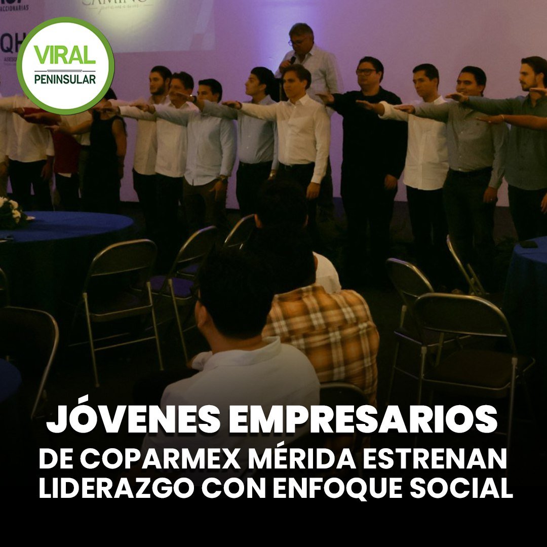 Jóvenes empresarios de Coparmex Mérida estrenan liderazgo con enfoque social