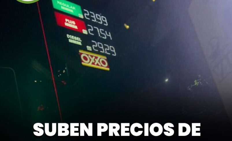 Suben precios de gasolina premium y diésel en Mérida