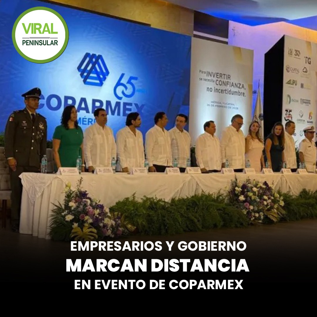 Empresarios y Gobierno marcan distancia en evento de Coparmex