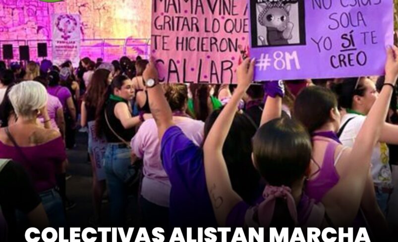 Colectivas alistan marcha del 8M en Mérida; cambiará punto final