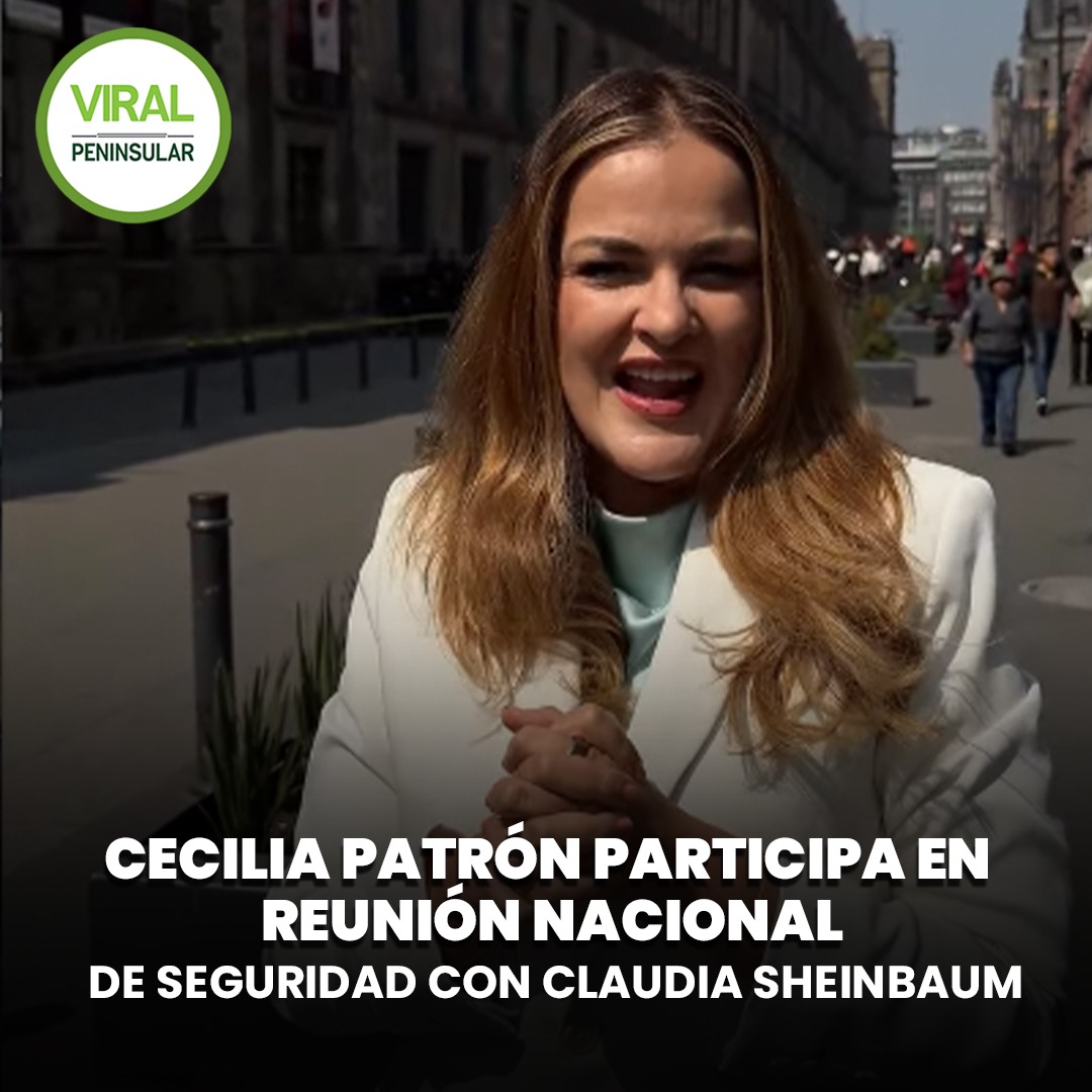 Cecilia Patrón participa en reunión nacional de seguridad con Claudia Sheinbaum