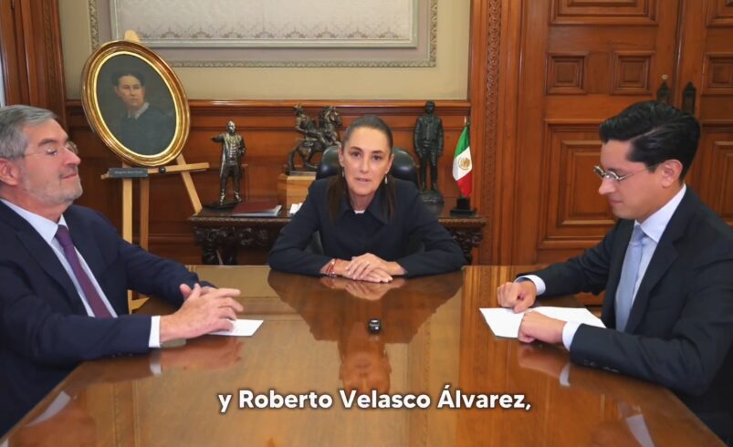 Sheinbaum confirma renuncia de Juan Ramón de la Fuente; propone a Roberto Velasco al frente de SRE