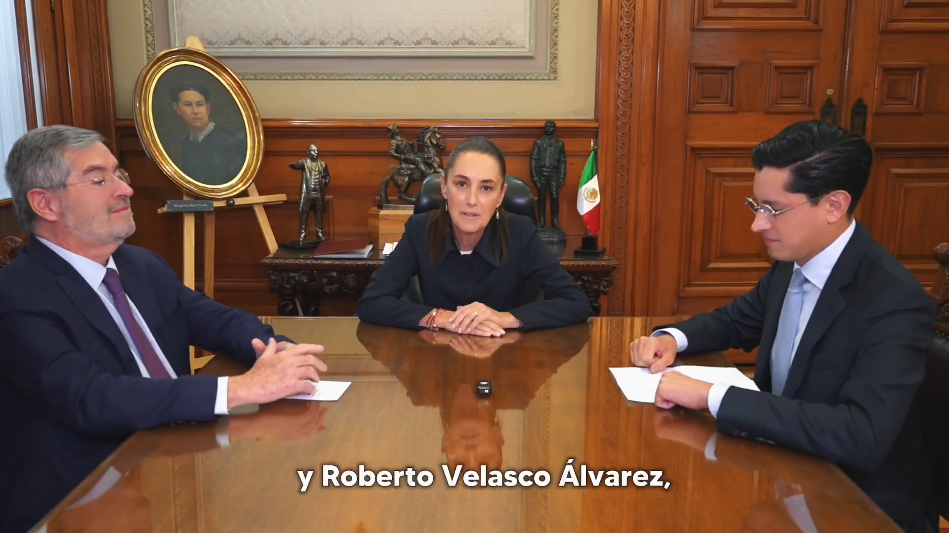 Sheinbaum confirma renuncia de Juan Ramón de la Fuente; propone a Roberto Velasco al frente de SRE
