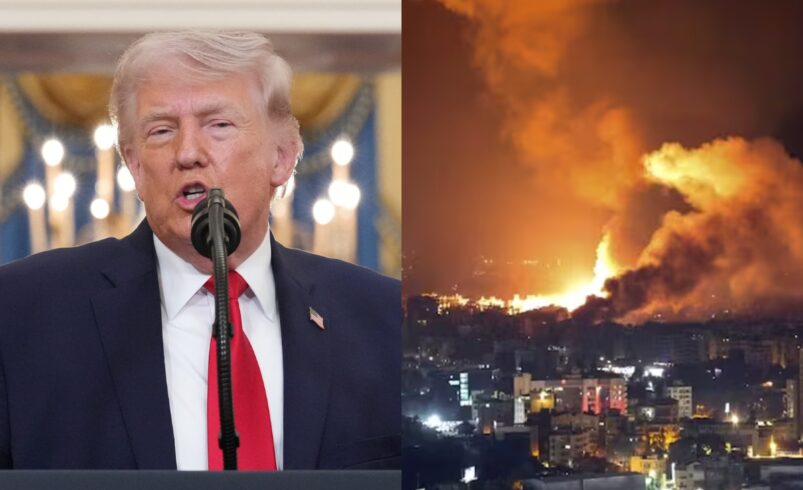 «Los devolveremos a la Edad de Piedra»; Trump atacará con «mucha fuerza» a Irán por 2 o 3 semanas