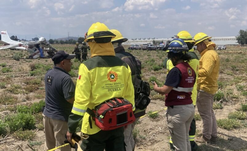 ¿Qué se sabe de la avioneta que se desplomó en Puebla y dejó tres muertos?