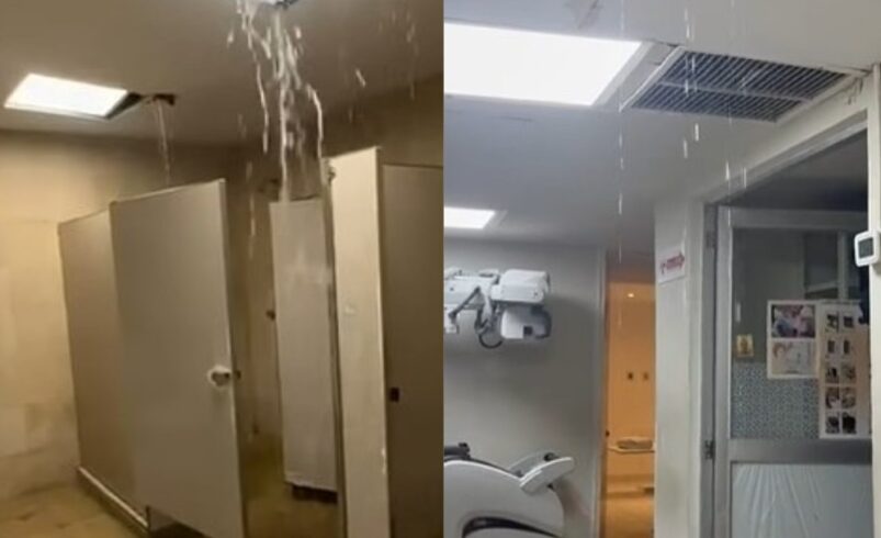 Pacientes del ISSSTE en Gómez Palacio urgen apoyo tras fuerte lluvia