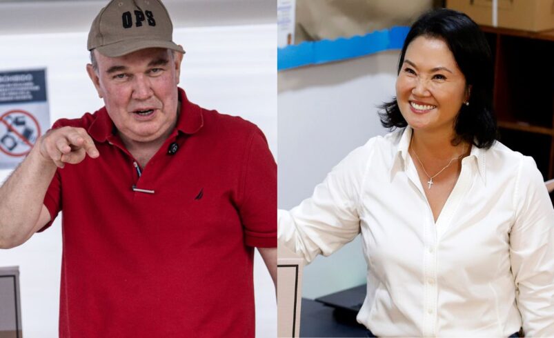 López Aliaga y Fujimori lideran las elecciones de Perú, con el 25 % del escrutinio
