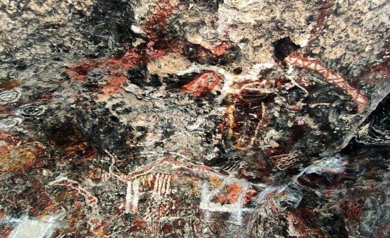 INAH inicia restauración en zona de pinturas rupestres robadas en Cuatro Ciénegas
