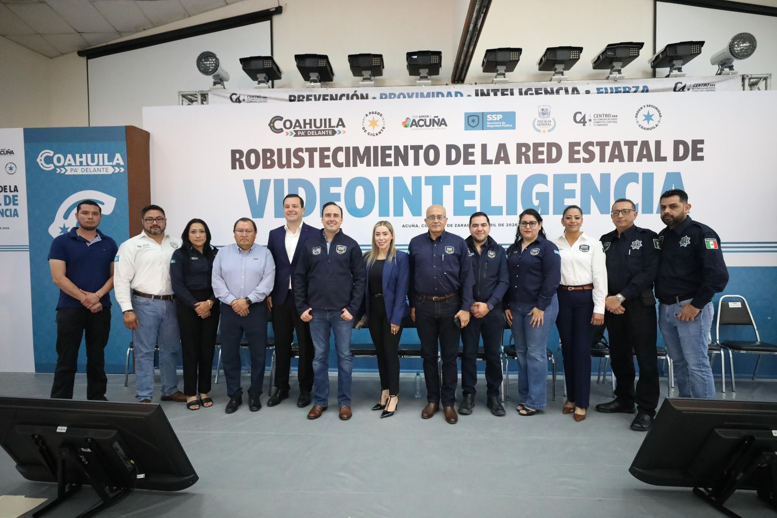Arrancan programa de videointeligencia con más de mil cámaras para reforzar seguridad en Coahuila