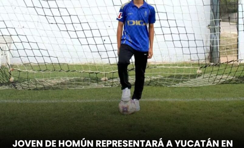 Joven de Homún representará a Yucatán en torneo internacional en España