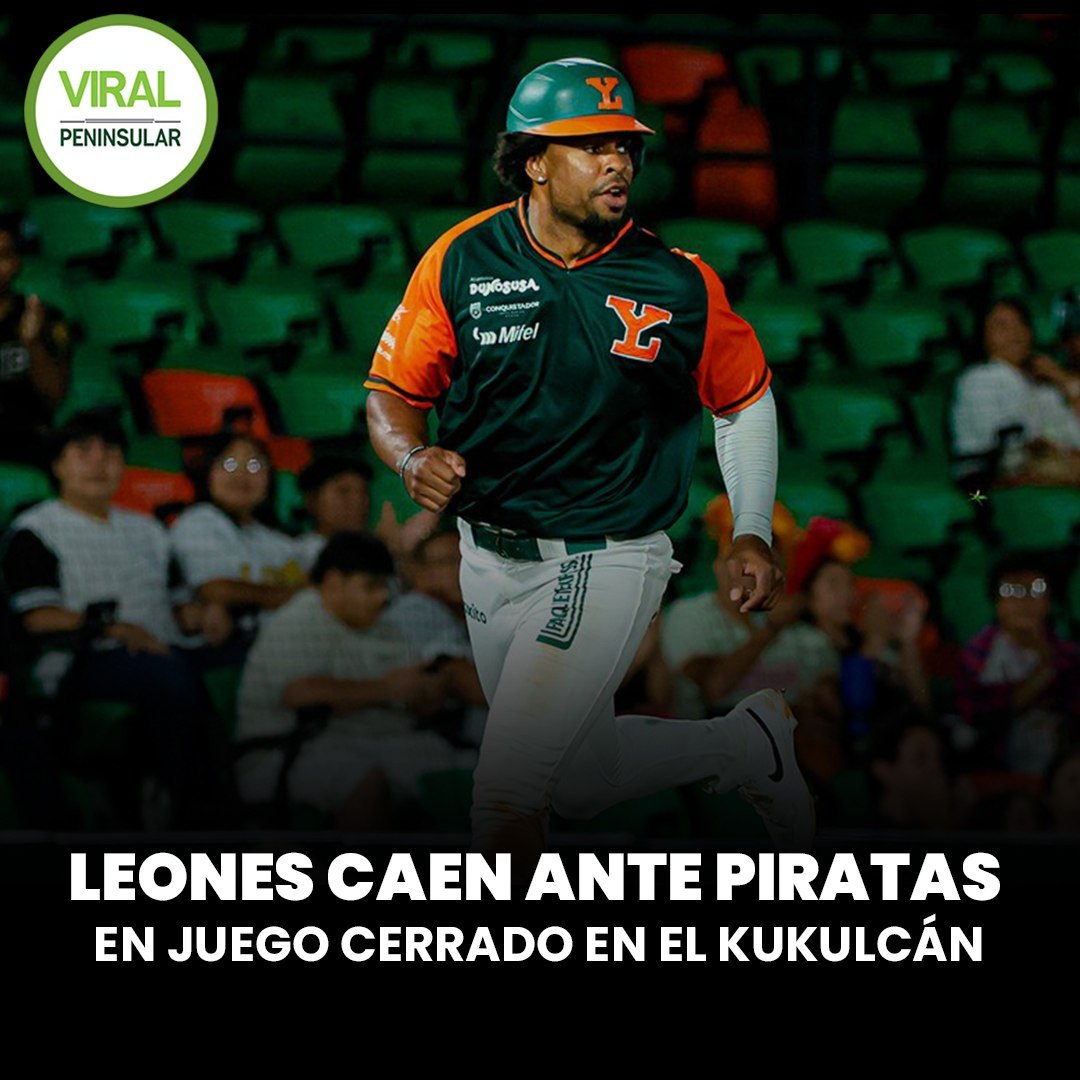Leones caen ante Piratas en juego cerrado en el Kukulcán