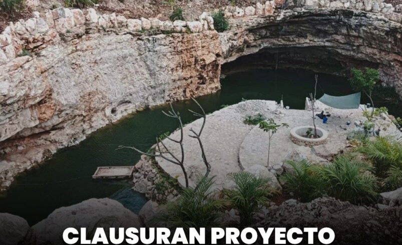 Clausuran proyecto turístico en Abalá por daños a la selva y un cenote