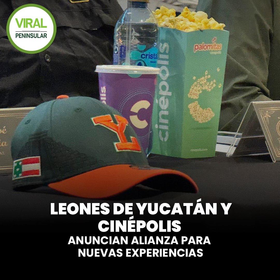 Leones de Yucatán y Cinépolis anuncian alianza para nuevas experiencias