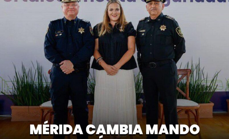 Mérida cambia mando en Policía Municipal para reforzar seguridad