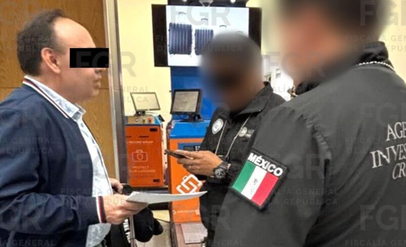 Detienen en el AICM a socio del centro nocturno Solid Gold