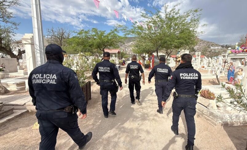 Saldo blanco reporta DSPM en operativo por Día de las Madres en panteones de Torreón