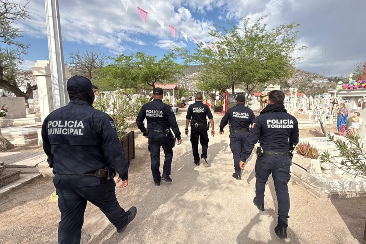 Saldo blanco reporta DSPM en operativo por Día de las Madres en panteones de Torreón