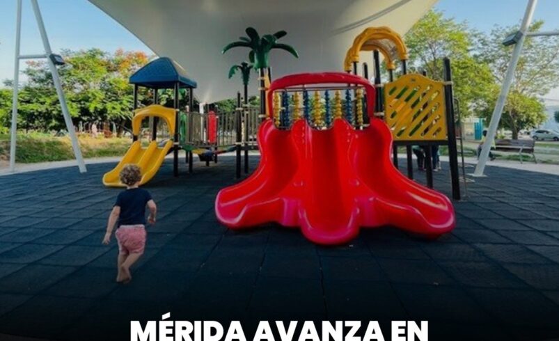 Mérida avanza en accesibilidad con rampas en parques