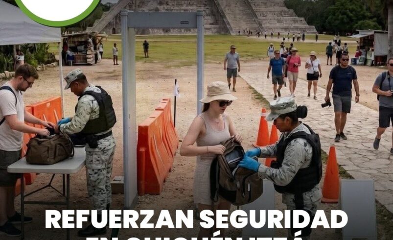 Refuerzan seguridad en Chichén Itzá con detectores de metales