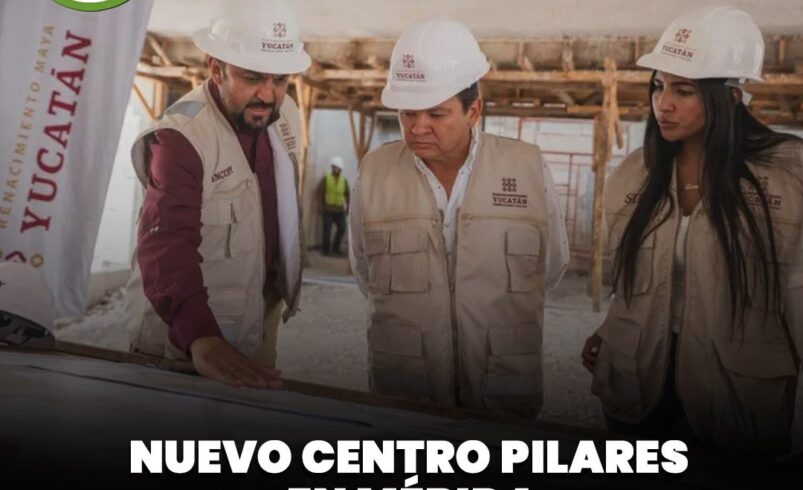 Avanza construcción de Centro Pilares en Mérida para educación y deporte