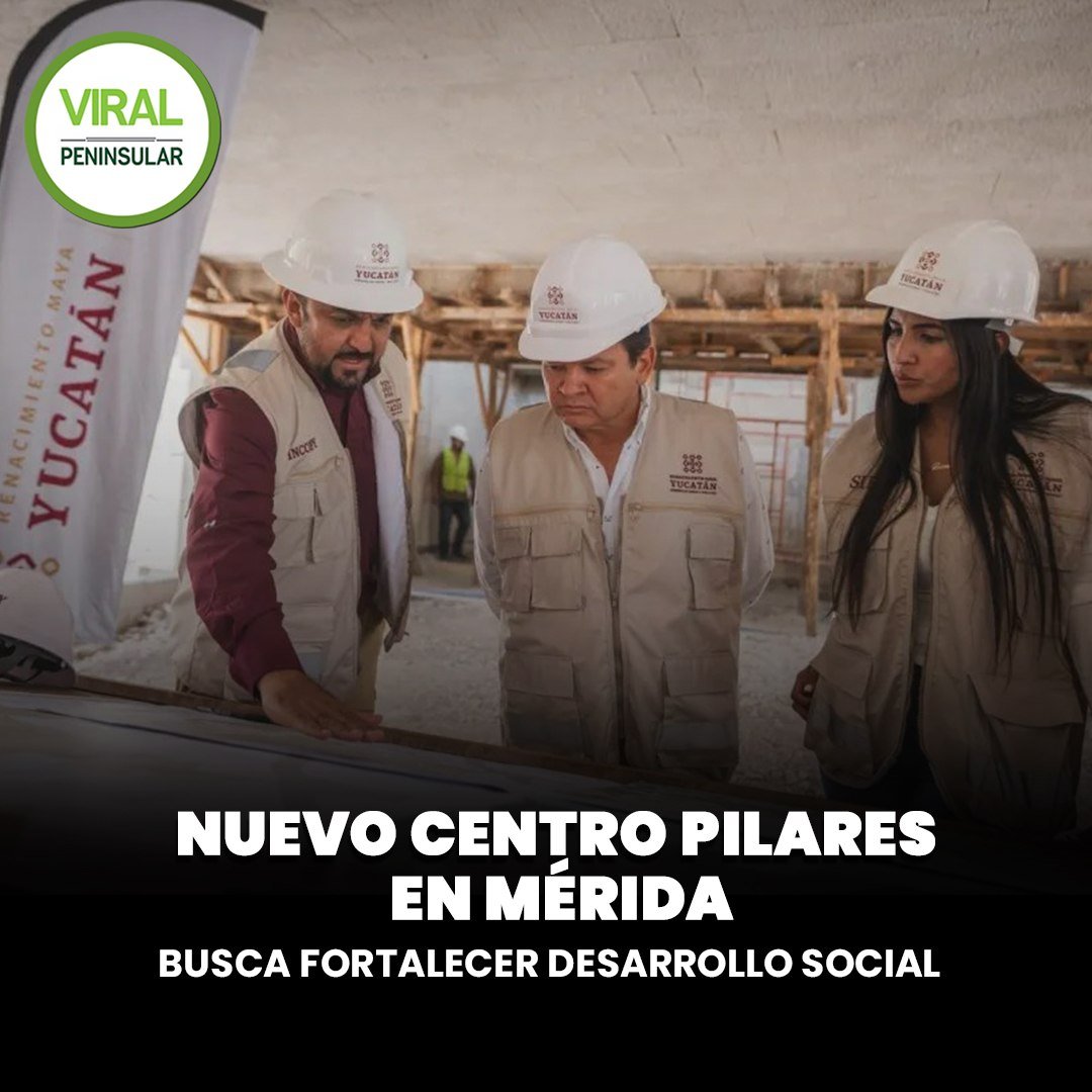 Avanza construcción de Centro Pilares en Mérida para educación y deporte
