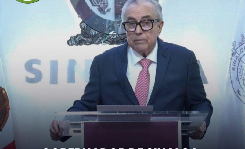 Gobernador de Sinaloa pide licencia temporal