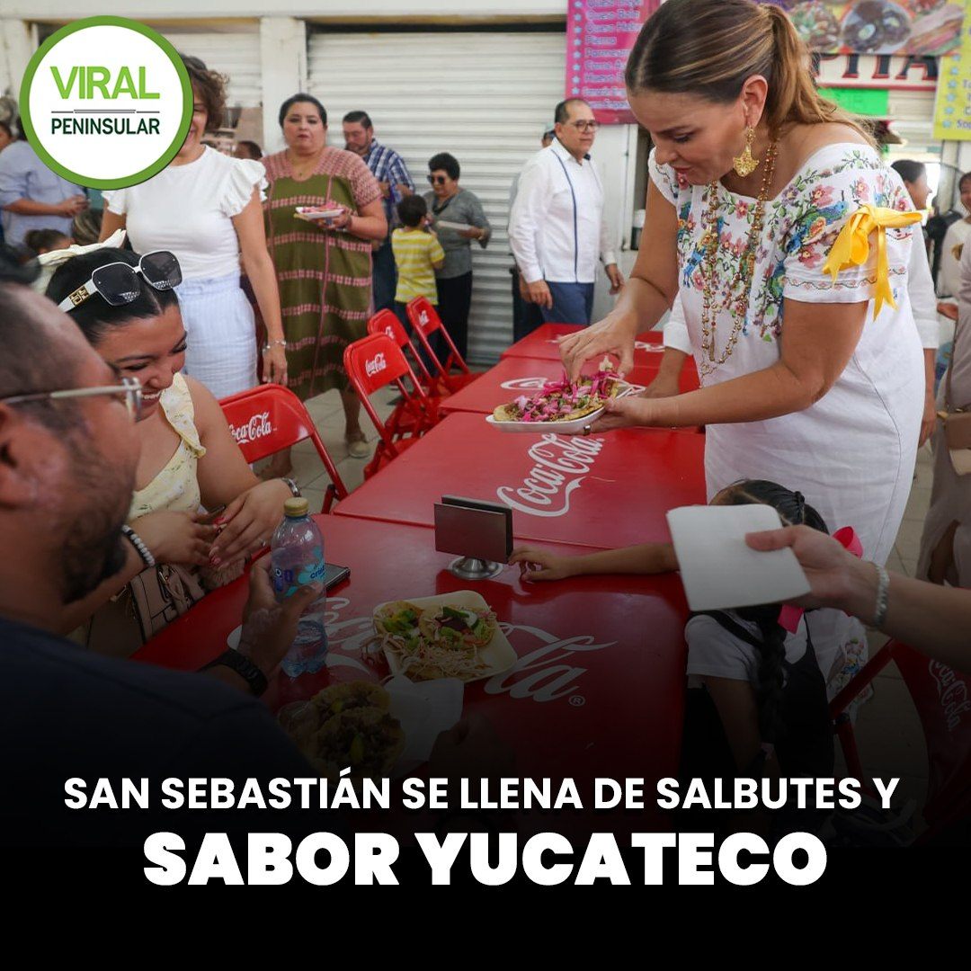 San Sebastián se llena de salbutes y sabor yucateco
