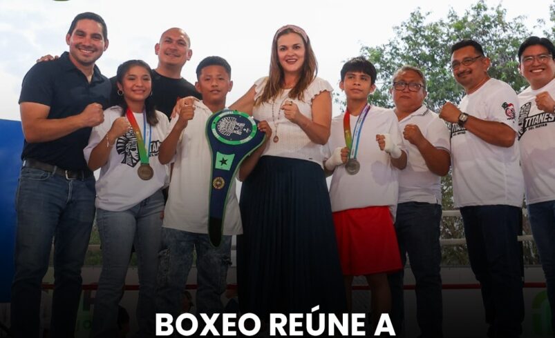 Boxeo reúne a cientos de jóvenes en Mérida