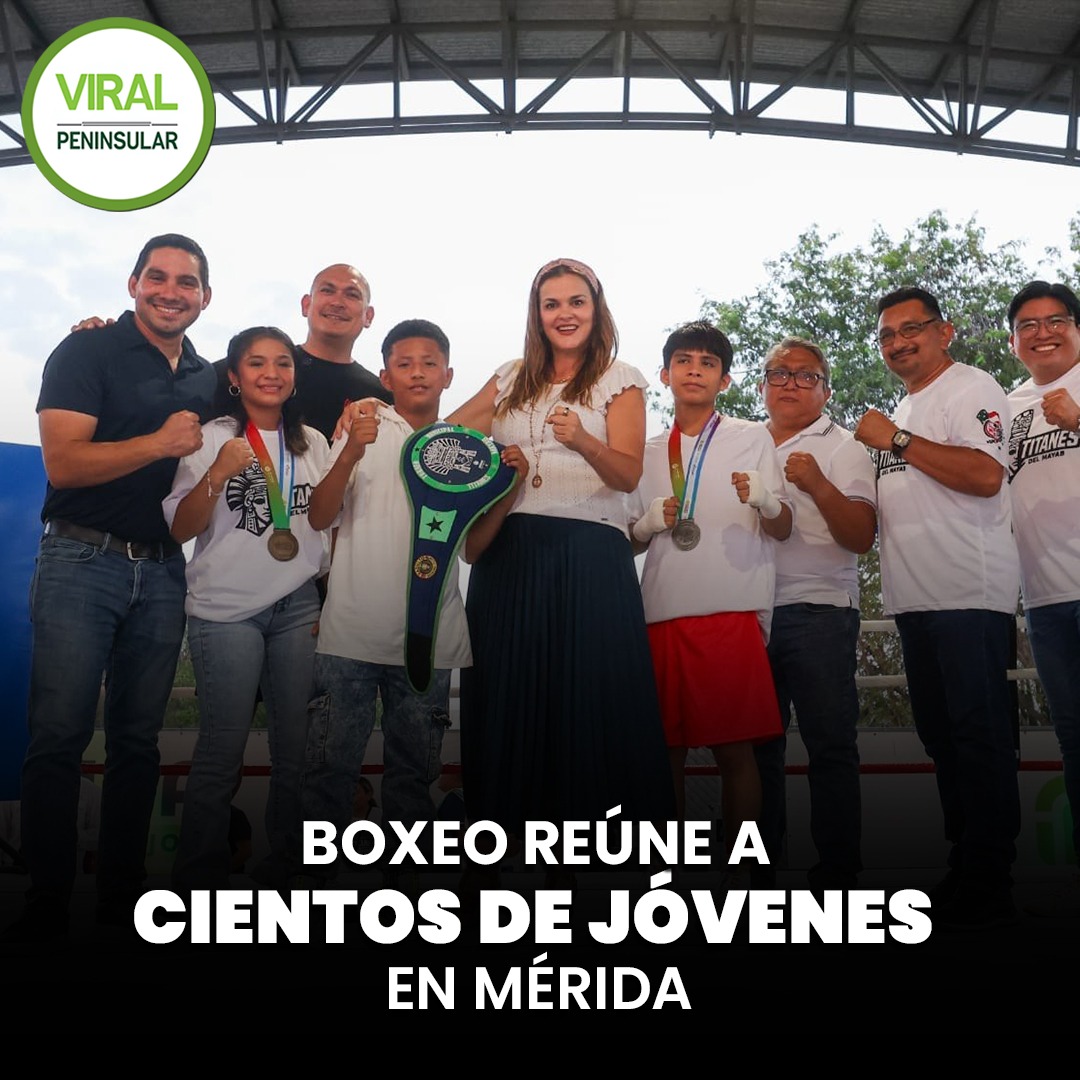 Boxeo reúne a cientos de jóvenes en Mérida