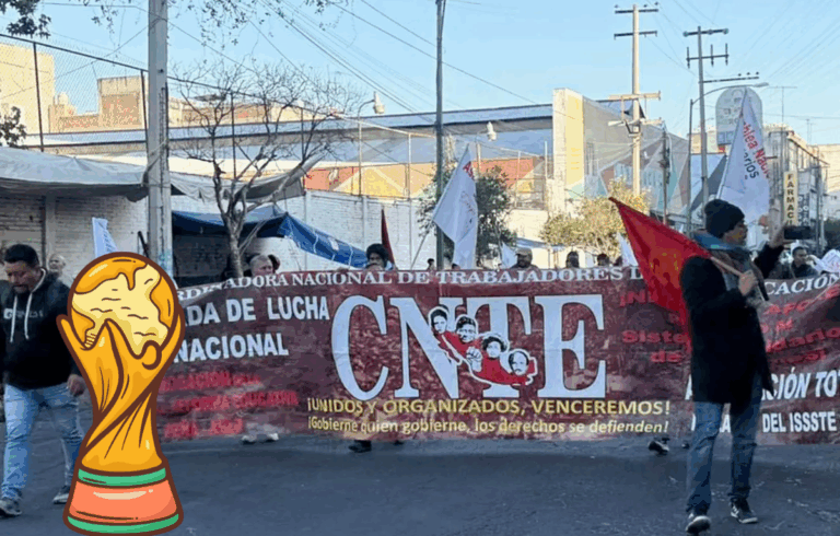CNTE no llega a acuerdo con Segob y escalarán protesta a días de Mundial
