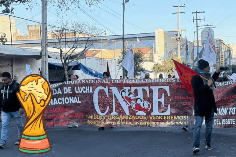 CNTE no llega a acuerdo con Segob y escalarán protesta a días de Mundial