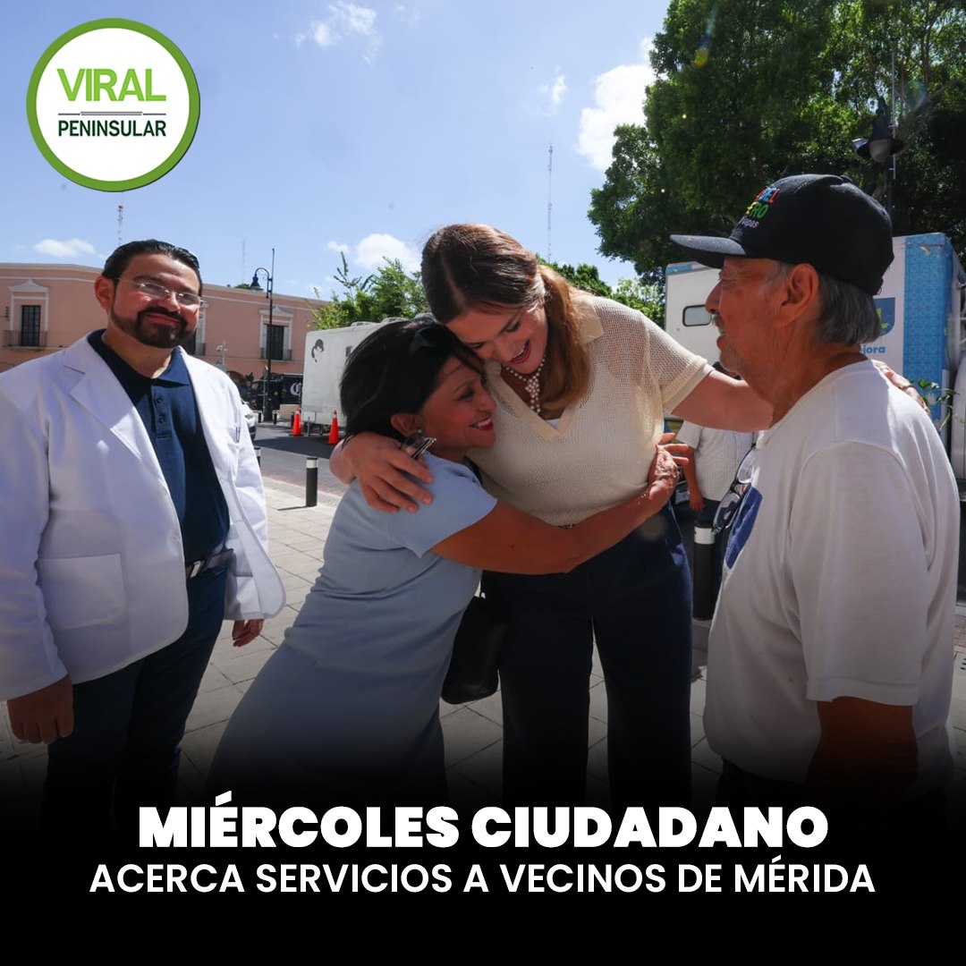 Miércoles Ciudadano acerca servicios a vecinos de Mérida
