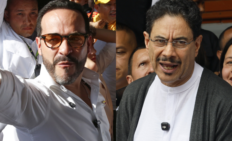 El ultraderechista Abelardo de la Espriella gana la primera vuelta en Colombia ante Iván Cepeda