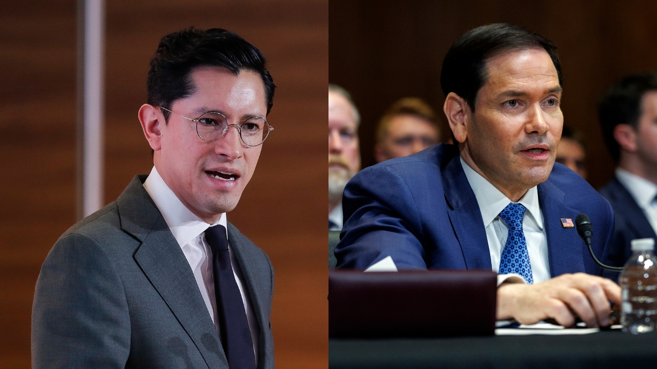 Roberto Velasco refrenda cooperación con EU mediante llamada con Marco Rubio
