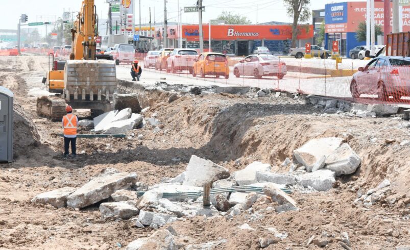 Instalaciones del fallido Metrobús son desplazadas por nueva obra vial en Torreón