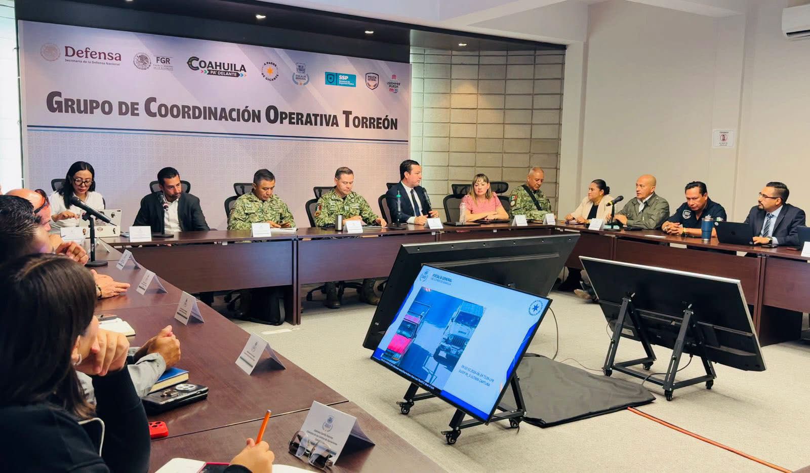 Destacan coordinación entre Coahuila y Durango; reportan 300 órdenes de aprehensión en La Laguna
