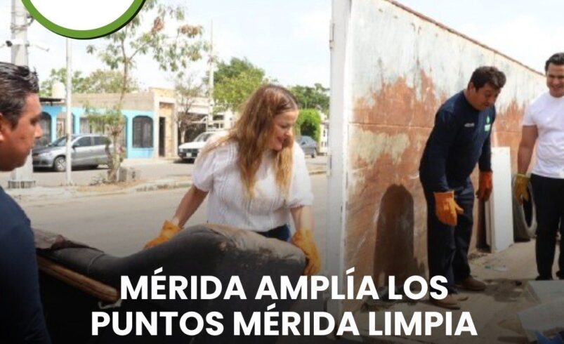 #Viral | Mérida amplía los Puntos Mérida Limpia ante lluvias y riesgo sanitario