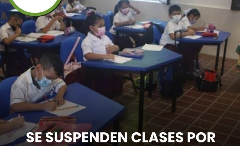 Se suspenden clases por lluvias extraordinarias en Yucatán