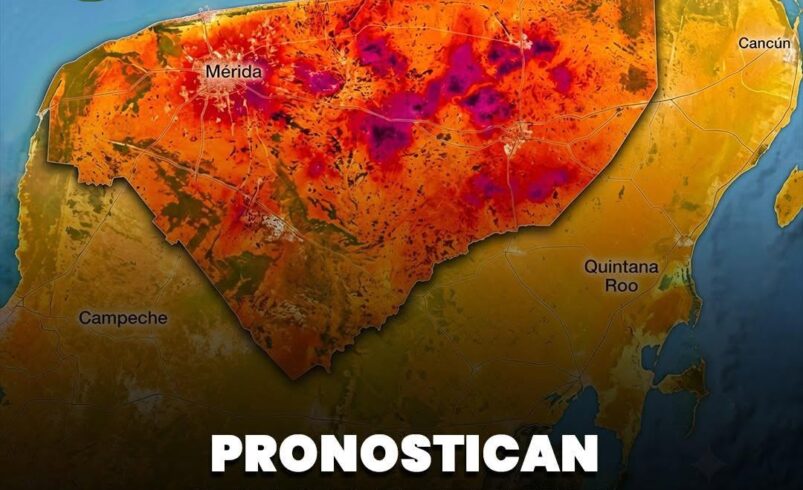 Pronostican calor extremo en la Península de Yucatán este sábado
