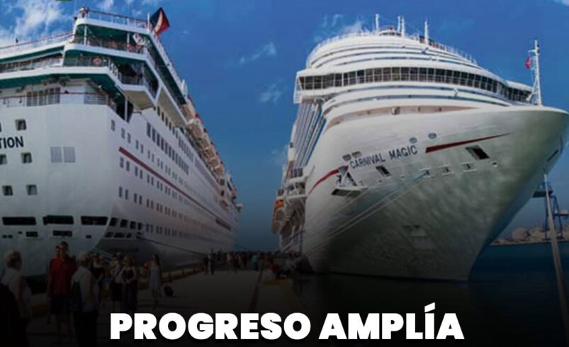 Progreso amplía su puerto para recibir cruceros más grandes