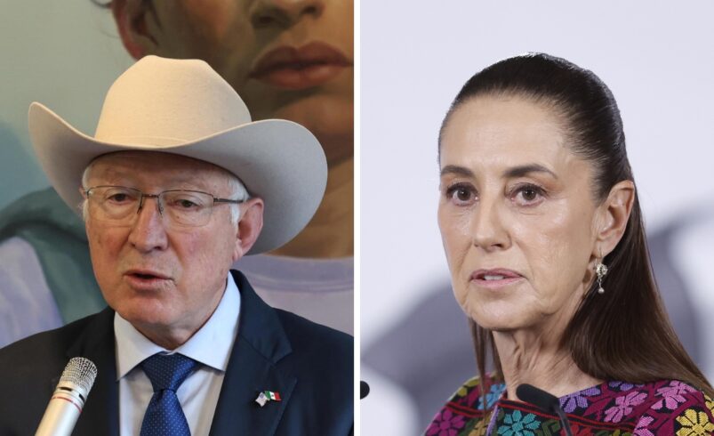 ‘No era nuestro avión, ni piloto’, responde exembajador Ken Salazar a Sheinbaum