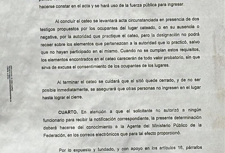 Asegura FGR empresa ECO PISARI HM, proveedora de Simas Torreón
