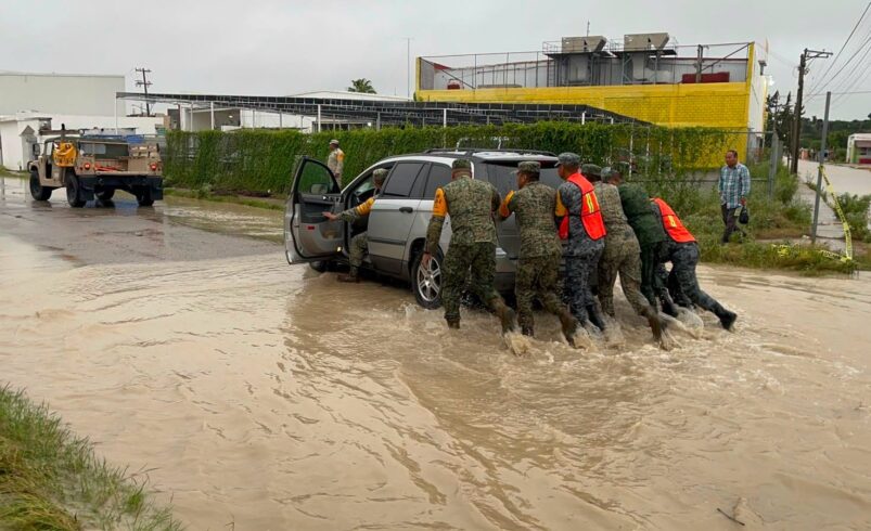 Plan DN-III-E entra en operación por severas inundaciones y fuertes lluvias en Acuña