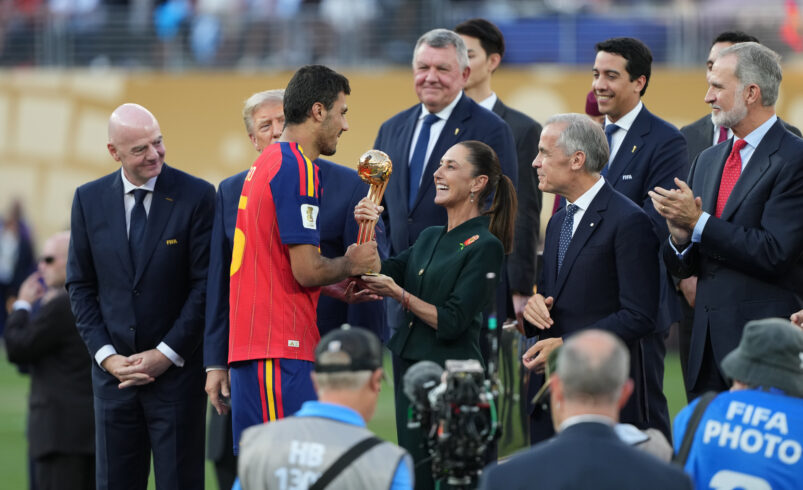 Sheinbaum destaca unión entre países tras concluir el Mundial 2026 y felicita a España