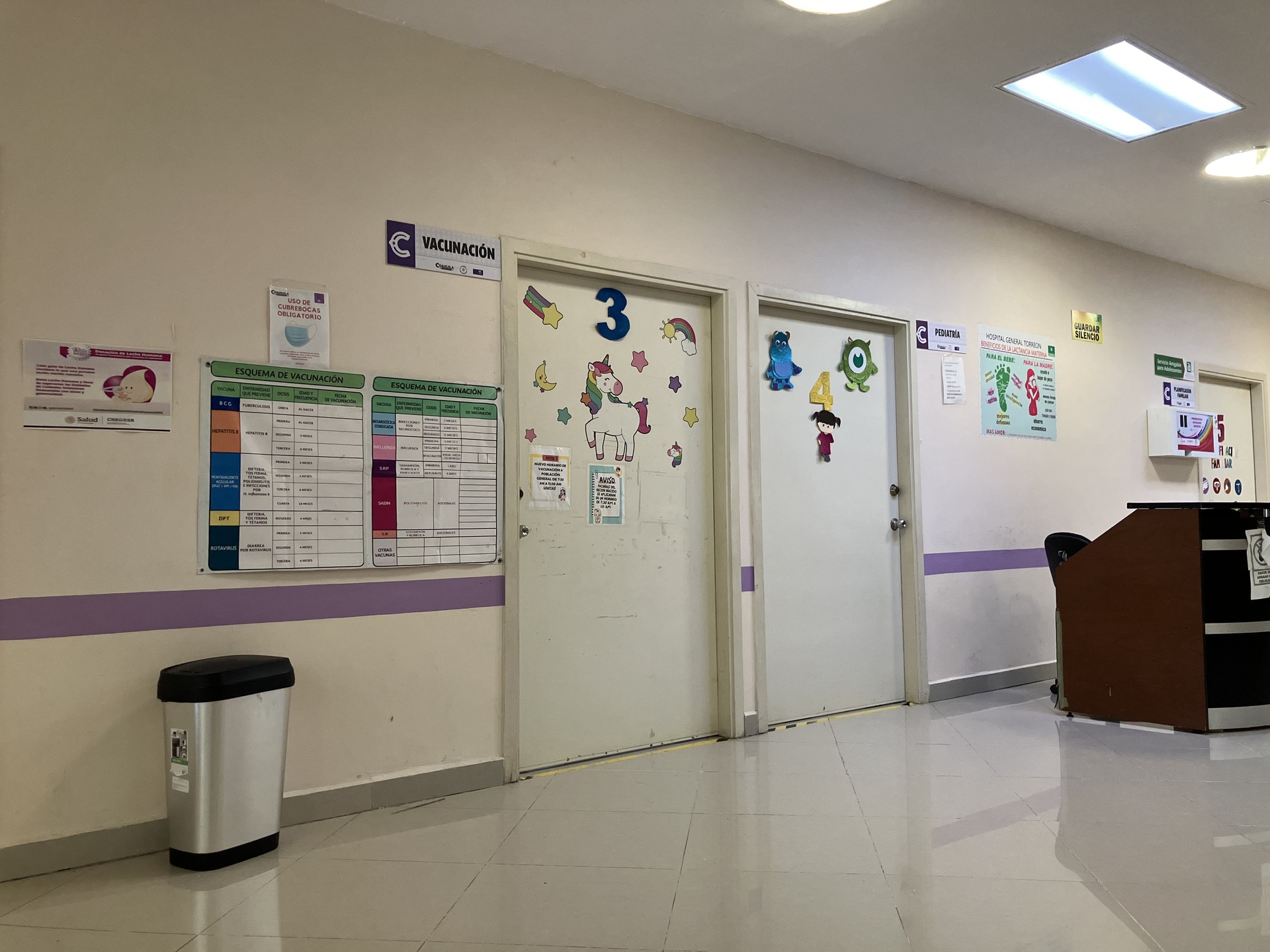 Reportan desabasto de vacuna BCG en Jurisdicción Sanitaria No. 6 de La Laguna