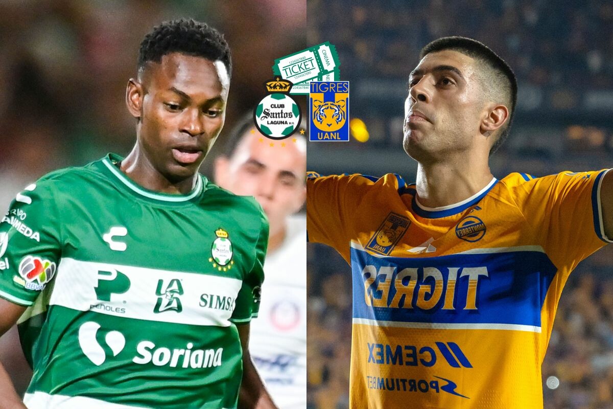 Santos vs Tigres: Precios de los boletos para la Jornada 6 del Apertura 2026