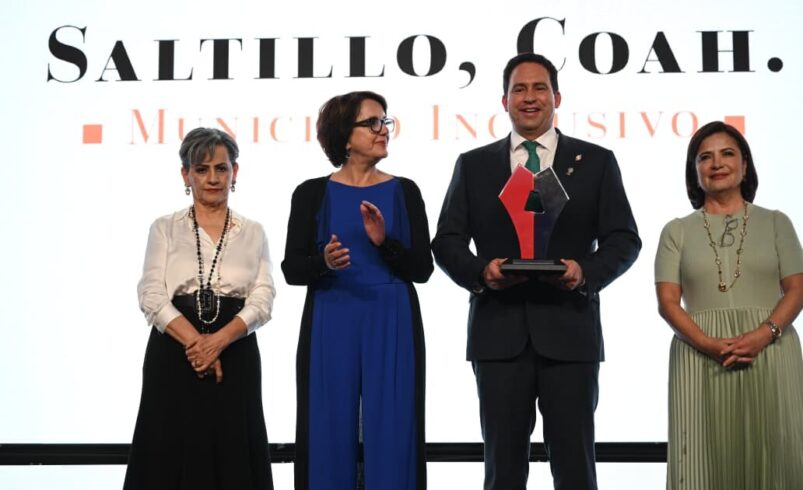 Reconocen a Saltillo con premio nacional por mejores prácticas de inclusión