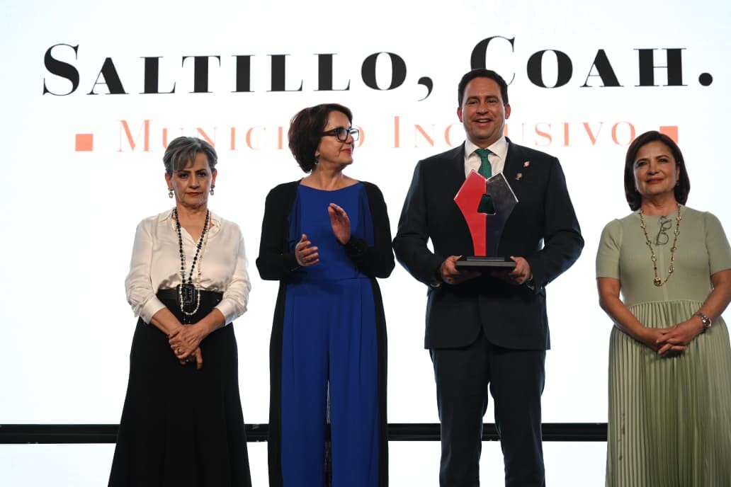Reconocen a Saltillo con premio nacional por mejores prácticas de inclusión