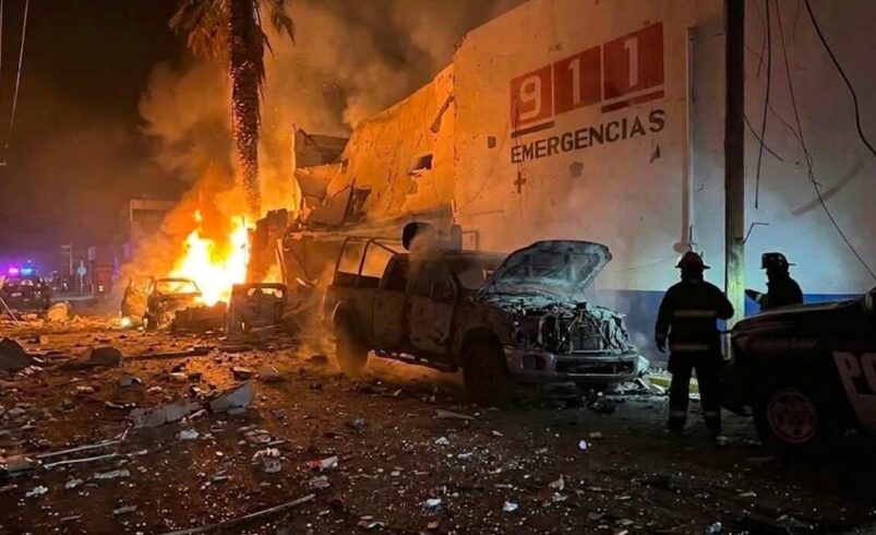Atacan con explosivos comandancia de Ojocaliente, Zacatecas; reportan seis civiles lesionados